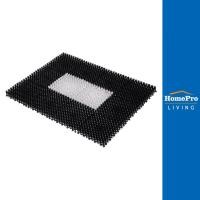 ราคา HOME LIVING STYLE พรมเช็ดเท้าดักฝุ่น GRATE 42X56 ซม. สีดำ จัดส่งโดย HomePro (19787899683)