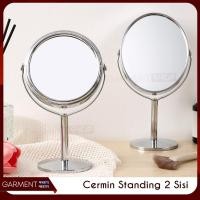 ราคา CERSTAIN - Minimalist Round Dressing Table Mirror กระจกแต่งหน้าสองด้าน 2 ด้าน Zoom แว่นขยายหมุนได้ 360 องศายืดหยุ่น (46405680015)