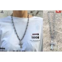 ราคา สร้อยคอ โครมฮาท chrome hearts สแตนเลสแท้100% (56858023982)
