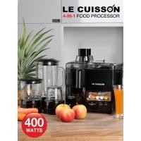 ราคา LE CUISSON 4in1 เครื่องคั้นน้ำผลไม้ ปั่น บดแยกกาก เปียก-แห้ง เอนกประสงค์ 350 W. (1674853683)