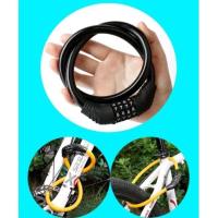 ราคา ⚡สินค้าพร้อมส่ง ⚡สายล๊อคจักรยาน สลิงล๊อคจักรยาน 4รหัส ลดราคา ถูก มีรหัสให้ ที่ล๊อคจักรยาน สายล็อค (4297367342)