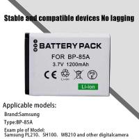 ราคา ▥ Top Bp-85A แบตเตอรี่กล้อง 3.7V 1200Mah สําหรับ Samsung St200 St200f Pl210 Wb210 Sh100 กล้อง B (42165116828)