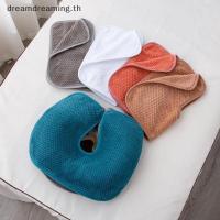 ราคา [ Dream ] ผ้าขนหนูแผ่นรองศีรษะขนแกะปะการังหมอนหน้ารูปตัว U ครอบคลุมเบาะพนักพิงศีรษะ Thien บํารุงผิวหน้าความงามสปาอุปกรณ์นวด . (48010100554)