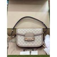 ราคา Gucci Small Horsebit 1955 Shoulder Bag เบจ y23 (55309457207)