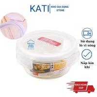 ราคา Lock&Lock LLG822 กล่องแก้วทรงกลม 400ml (12x6,5cm). (29063662966)