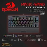 ราคา REDRAGON Reddragon Mechanical Gaming Keyboard Optical RGB MAGICWAND -K587RGB-PRO (45054920415)