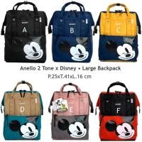 ราคา กระเป๋าเป้ anello 2 tone x disney Large/mDickey Backpack (29574860005)