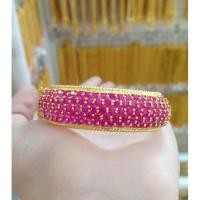 ราคา #กำไลทอง#กำไลพลอยทับทิมไข่ปลาสีชมพู (21366053369)