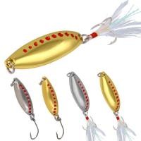 ราคา 1Pcs Metal Laser Spoon Spinner Fishing Lure 7.5g 10g 15g 20g เหยื่อปลอมด้วยเลื่อมโลหะ (6956433646)