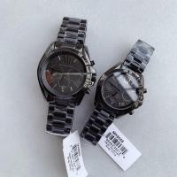 ราคา [ของแท้100%] นาฬิกาข้อมือ Michael kors MK6058 MK5056 สีดำ ระบบโคโนกราฟ (29262177506)