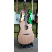 ราคา Veelah V3DCE กีตาร์โปร่งทรง Dreadnought Cutaway พร้อมภาคไฟฟ้า Fishman แถม Hardcase (15048828107)