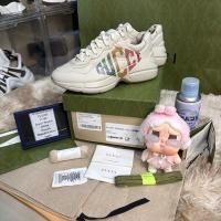 ราคา ❤️Use VeryVeryLike New Women's Rhyton Glitter Gucci sneaker ShopThai ปี2023 เดือน11 Size35.5 วัดซอฟ 23Cm (29480600230)