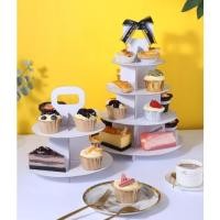 ราคา 3ชั้นกล่องชาสูง/3ชั้นกล่อง/3ชั้นซื้อกลับบ้านกล่องเค้กหลายชั้น/กล่องน้ําชายามบ่าย/กล่องขนม/โต๊ะของหวาน/ทิ้งมูสขนมแบบพกพายืน (20980116885)