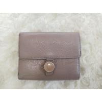 ราคา กระเป๋าสตางค์หนังแท้สีชมพู lanvin (25641506843)
