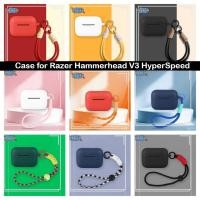 ราคา Compatible with Razer Hammerhead V3 HyperSpeed Protective Case Nylon Lanyard Soft Cover Shells Washable Housing Anti Dust Sleeve Hand Rope Strap Accessories (41530797393)