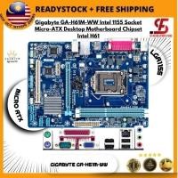 ราคา Gigabyte GA-H61M-WW Intel 1155 ซ็อกเก็ตชิปเมนบอร์ดเดสก์ท็อป Micro-ATX Intel H61 (46357952943)