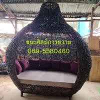 ราคา เตียงหวายแท้ ซุ้มหวาย โซฟาหวาย เก้าอี้หวายแท้ (3739048557)