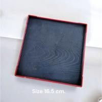 ราคา ถาดเบนโตะ จานญี่ปุ่น จานสี่เหลี่ยม size 16.5 cm. (26203566877)