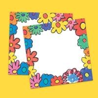 ราคา โพสอิท กระดาษโน๊ต Post it Crayon Flower (4597945206)