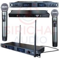 ราคา ไมโครโฟนไร้สายความถี่ใหม่ กสทช PROPLUS UM-18 ไมค์ลอยคู่ UHF ปรับความถี่ได้ UM 18 ไมโครโฟนไร้สาย Wireless Microphone (23351076809)