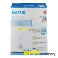 ราคา NATUR เนเจอร์ เครื่องนึ่งขวดนมไฟฟ้าพร้อมอบแห้ง (รุ่นSD-3) (18537470583)