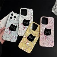 ราคา ✨จัดส่งฟรี✨สีดำลูกแมวอุกกาบาตเคสโทรศัพท์สำหรับiPhone 16 15 14 13 12 11 6 7 8 Plus Pro Promax (54258546423)