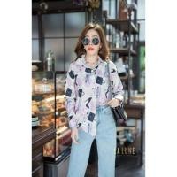 ราคา งานป้ายLALUNE✨เสื้อเชิ้ตแขนยาววินเทจ เกรดขึ้นห้างงานสวยมากๆ (10514981025)