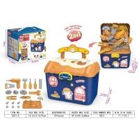 ราคา TOYS ของเล่นชุดกระเป๋าเครื่องมือช่างพร้อมอุปกรณ์ # 2201-5 ขนาด 16.5x13.5x19 ซม. ยอดขายอันดับหนึ่ง (47305083519)