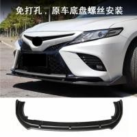 ราคา Front lip For Toyota Camry 8th 18-23 modified PP Material Front Shovel Body Kit Surround Car Access (53654123455)