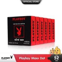 ราคา Playboy Maxx Dot ถุงยางอนามัย ผิวไม่เรียบ ปุ่มขนาดใหญ่ ขนาด 52 มม. บรรจุ 6 กล่อง (18 ชิ้น) (1545027459)