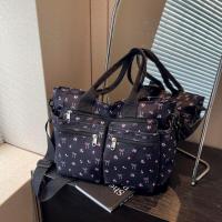 ราคา กระเป๋าแฟชั่น Casual Cherry Print Commuter Tote Bag (44222443254)