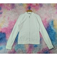 ราคา แบรนด์ CECIL McBEE size M เสื้อแจ็คเก็ตผ้ากำมะหยี่สีขาวครีมงานซิปหน้ามีกระเป๋าข้าง ป้าติด m แต่เหมาะกับสาวไซส์ xs กับ S (27325306222)