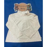 ราคา เสื้อแขนยาว เสื้อกันหนาว ของเด็ก มือสอง (สีขาวลายดอก) Size 90 แบรนด์ Baby Gap ของแท้ ✨% สภาพ 90% (26862812546)