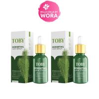 ราคา [2 ขวด] Toby Horsetail Hair Serum โทบี้เซรั่ม เซรั่มบำรุงเส้นผมและหนังศีรษะ (18085430971)