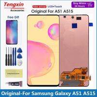 ราคา Original Super AMOLED LCD สําหรับ Samsung Galaxy A51 A515 LCD A515F A515F/DS A515FD A515FN/DS จอแสดงผล LCD Touch Screen Digitizer (45953462229)
