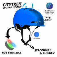 ราคา Singletrek1 CityTrek Lamp Rainbow European Standard HSB Royal หมวกกันน็อคจักรยาน (28015155703)