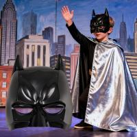 ราคา DC Comics Black Batman Mask Hood คอสเพลย์ Props ฮาโลวีน Batman Mask Masquerade Headwear หมวกกันน็อค smbph (40326136463)