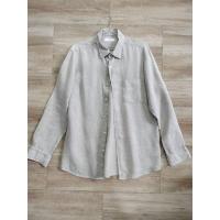ราคา เสื้อเชิ้ต uniqlo sz. L สีเบจ มือสอง (55300638867)