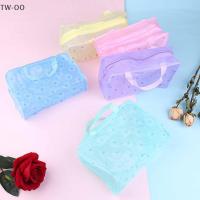 ราคา RenqingTW พลาสติกใส PVC Travel Makeup Bag เครื่องสําอางแป้ง Zip Bag Pouch NICE (52408717598)