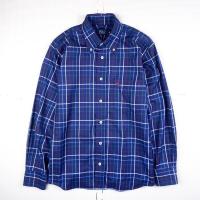 ราคา เสื้อเชิ้ตแขนยาว Polo สีกรมท่าลายสก็อต ไซส์ M อก 43 ยาว 28.5 (28074873034)