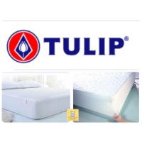 ราคา Tulip ผ้ารองกันเปื้อนทิวลิป กันน้ำ100% กันไรฝุ่น รองรับที่นอนหนาถึง14นิ้ว คลุมที่นอนเต็มตัว (56250850471)