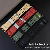 ราคา Watch Accessories For Casio G-SHOCK GWG-2000 Series Mudmaster Replacement Rubber Strap Men Sports Waterproof Resin Bracelet (51109469391)