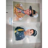 ราคา ภาพโปสเตอร์พระบรมรูปรัชกาลที่ 9 และพระบรมราชินีนาถ รวม 2 ใบ (15 คูณ21 นิ้ว) งานเก่าแท้ (29734792465)