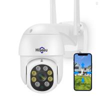 ราคา Hiseeu WHD305 5MP Wireless Monitor กล้องติดผนังสมาร์ท WiFi กล้อง 5X ซูมดิจิตอล IP66 กันน้ําสี Night Vision Two-Way Talk Motion Detection Alarm Reminder PTZ หมุนได้ (42050930681)