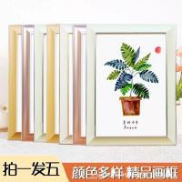 ราคา [พร้อมสต็อกขายร้อน] กรอบรูปไม้เนื้อแข็งไม้เนื้อแข็งเดือยวอลนัทสีไม้จันทน์ทองรอบมุมขัดมินิ10เซนติเมตรภาพแกว่งตารางสาม @- (45810103330)