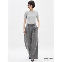 ราคา GU Light Denim Wide Pants กางเกงยีนส์ขายาว มือสอง (50703379667)