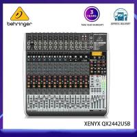 ราคา BEHRINGER XENYX QX2442USB Premium 24-Input 4/2-Bus Mixer พร้อม XENYX Mic Preamps & Compressors,FX, Interface (40875847534)