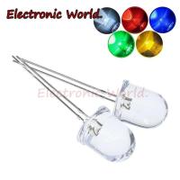 ราคา 10 F10 10 มม.หลอดไฟ LED ลูกปัดไฮไลท์ผมสีขาวสีแดงสีฟ้าสีเขียวสีเหลืองแสงสีขาวไดโอดส่องสว่าง (42379556779)