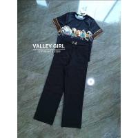 ราคา Set เสื้อ + กางเกงขายาว งานป้าย valley girl (Size M) (12806606477)