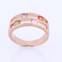 ราคา Pearl Shop แหวน CZ สีพิงค์โกลด์ ทไวไลท์ (1249247074)